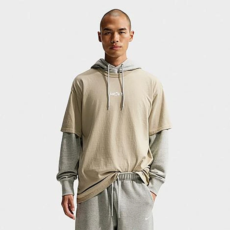Men's Sportswear Premium Essentials JDI Washed T-Shirt in Desert Khaki Size: XS