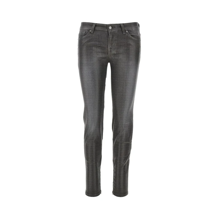 Coated denim Y2K Skinny pants Woman 26