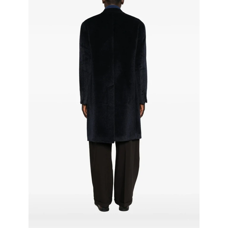 Double-breasted Peak-lapels Coat