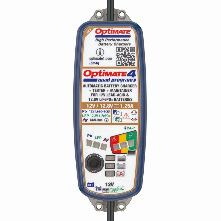 TM630 - Tecmate OptiMate 4 Quad Program Battery Charger