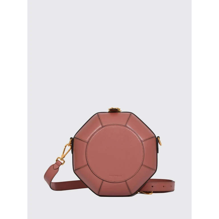 Sewing Box Leather Shoulder Bag with Removable Handle (E1V25150101P55)