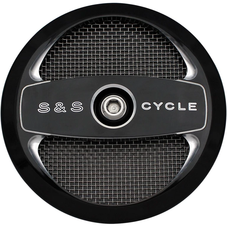 170-0214 - S&S Cycle Air 1 Stealth Air Cleaner Cover For Harley Davidson FLD 1690 2012-2013 - Black