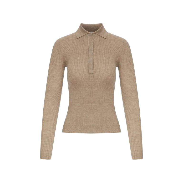 Ribbed-knit Cashmere Sweater
