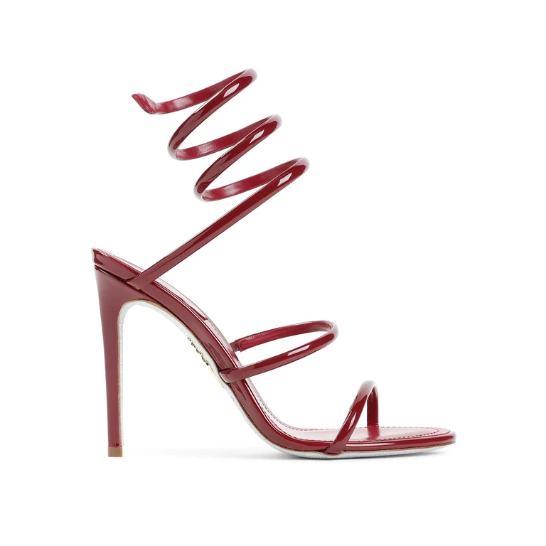 Sandales en cuir verni Rene Caovilla