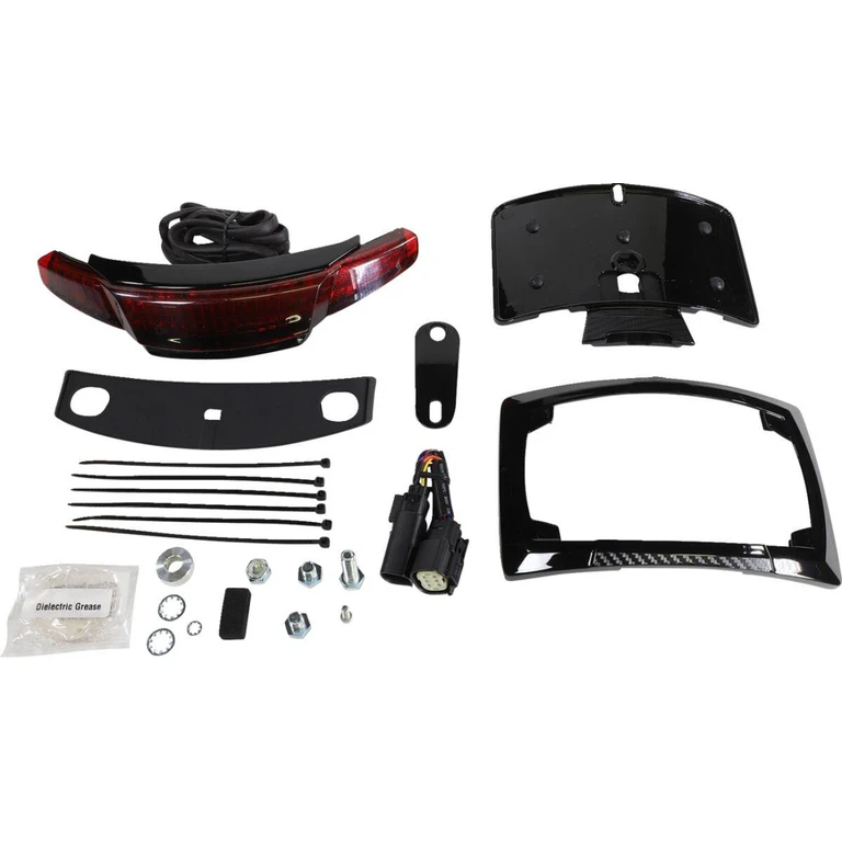 40074 - Ciro Latitude Taillight & License Plate Mount For Harley Davidson FLHRXS 1750 ABS 2017-2018 Rear Red