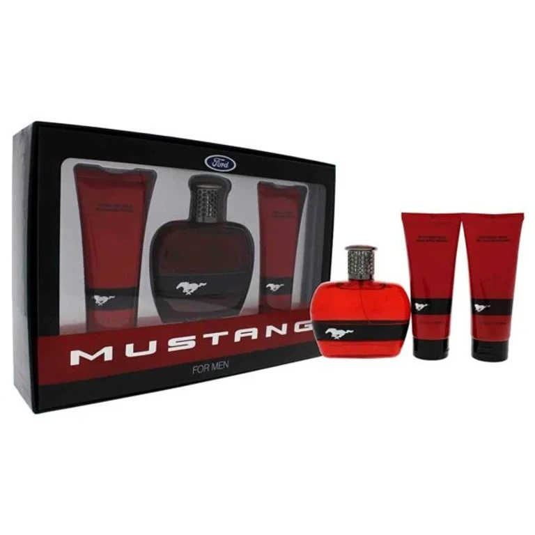 Red Gift Set 100ml EDT + 100ml Aftershave Balm + 100ml Shower Gel