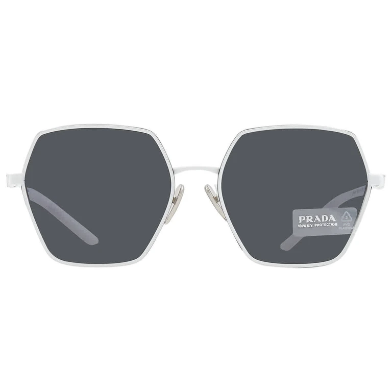 Polarized Dark Gray Square Ladies Sunglasses PR 56YS 4615Z1 58