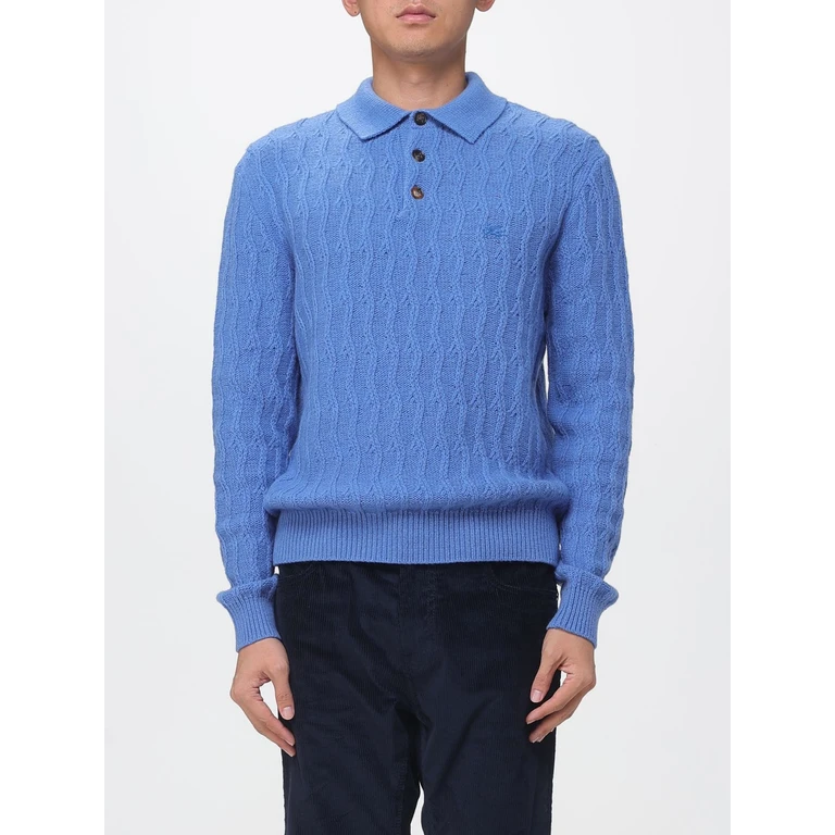 ETRO Polo Shirt Men color Blue (MRKF0028AU12PB1095)