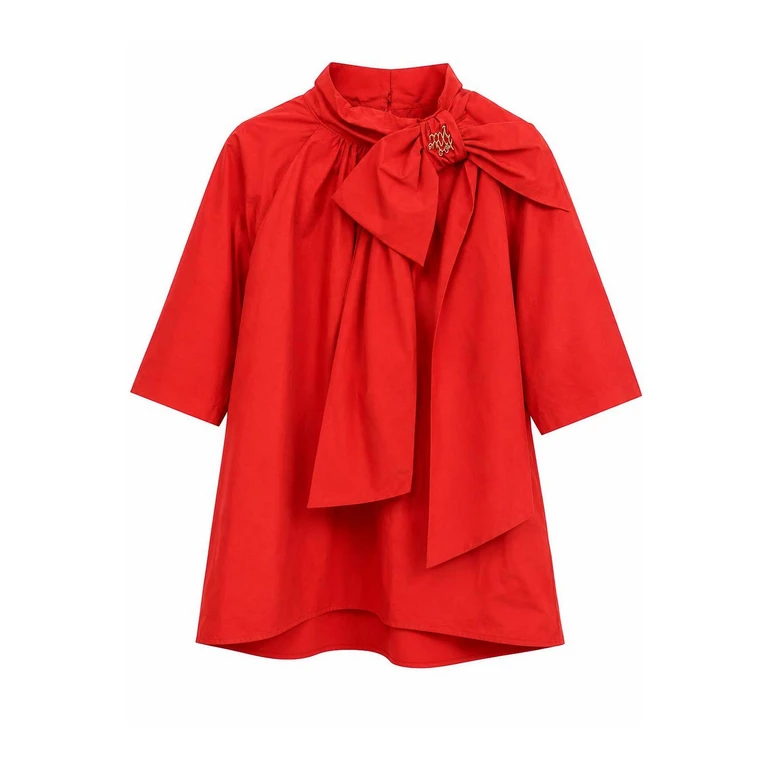 Vestido evasé con lazo Mimisol