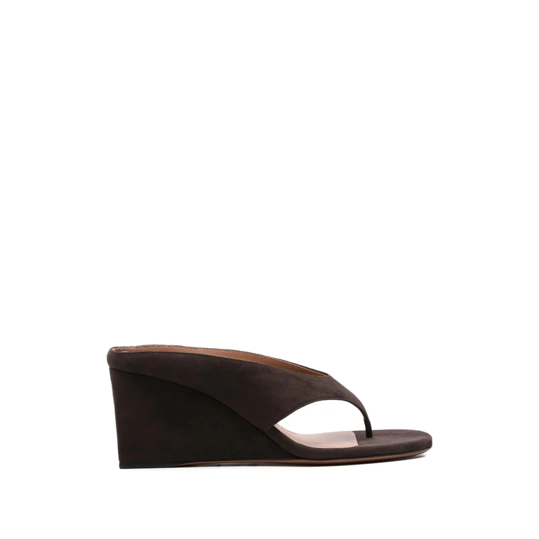 Thong-strap Wedge Sandals