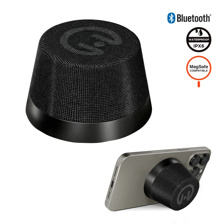 Magnetic Mini Wireless Speaker MagSafe-Compatible Bluetooth Speaker with 360° HD Sound & IPX6 Waterproof Protection