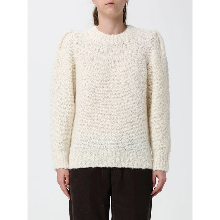 Suéter de gola redonda Isabel Marant em pura lã virgem