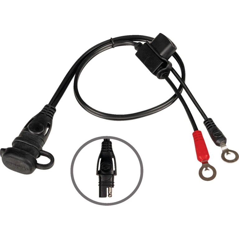 O01 - TecMate Charger Cord Eyelet Black
