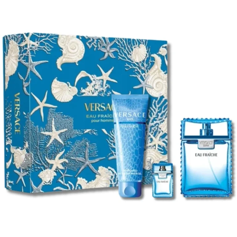 Man Eau Fraiche Gift Set 100ml EDT + 5ml EDT + 150ml Shower Gel