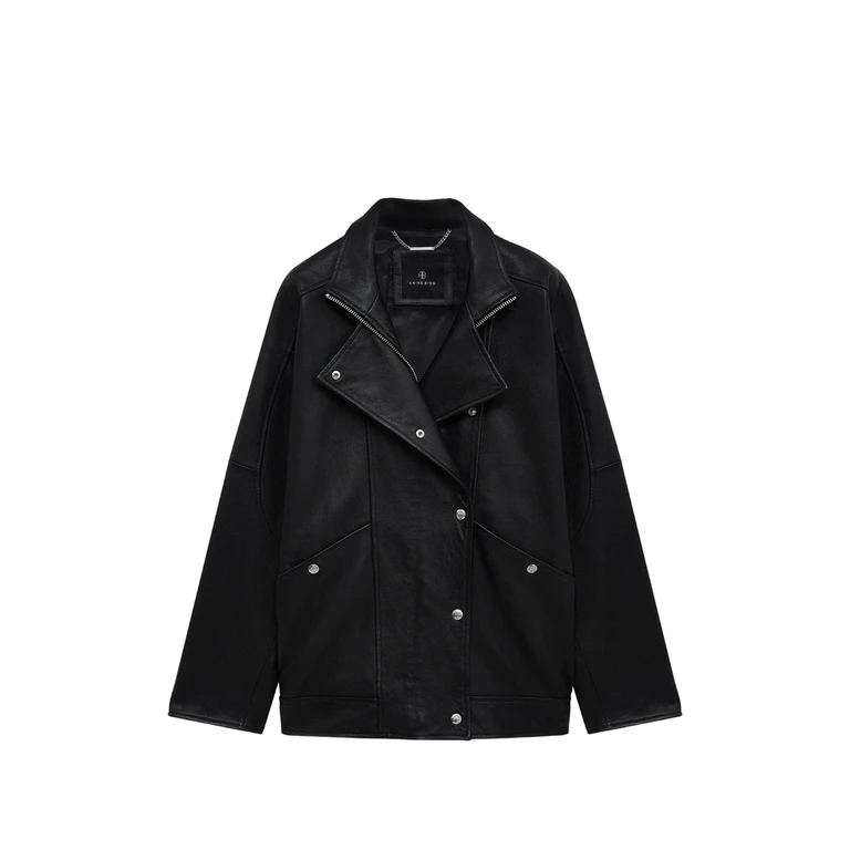 Sandy Jacket - Black Leather