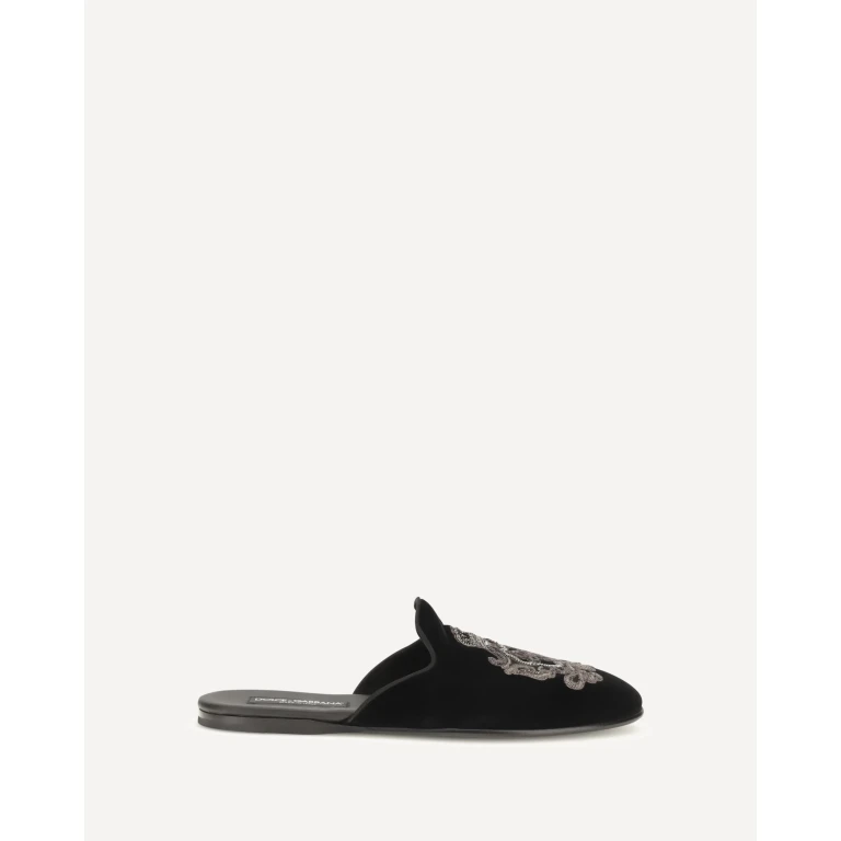 Velvet Slippers Male 45