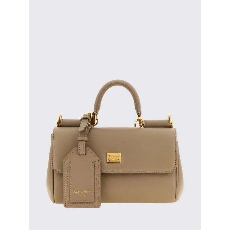 My Sicily Mini Handbag in Leather with Logo Charm (BB7864B73218I399)