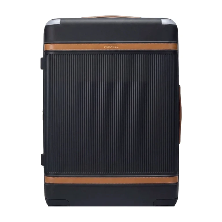 Aviator Grand Checked Hardshell Spinner Suitcase Sandstone Black