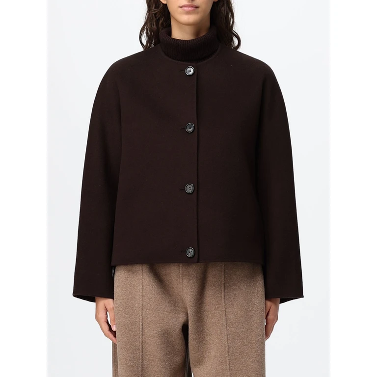Kate Short Pure Wool Coat with Sash Collar (2629046053600048)