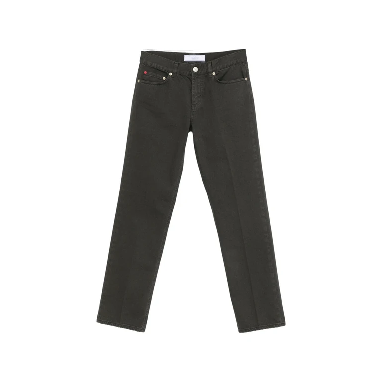 Logo-patch Straight-leg Jeans