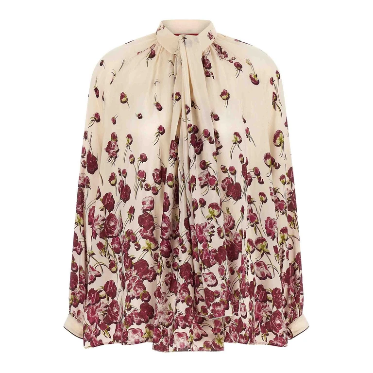 Bluse aus Seidenmischung