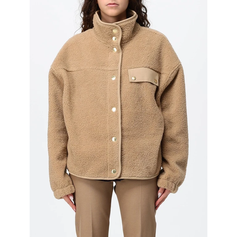 Relaxed Fit Fleece Jacket in Recycled Polyester with High Neck (LFL0095B393)