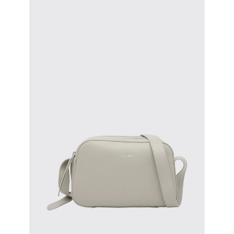 Small Grained Leather Crossbody Bag with Zip and Laminated Logo (E1VGF150101Y62)