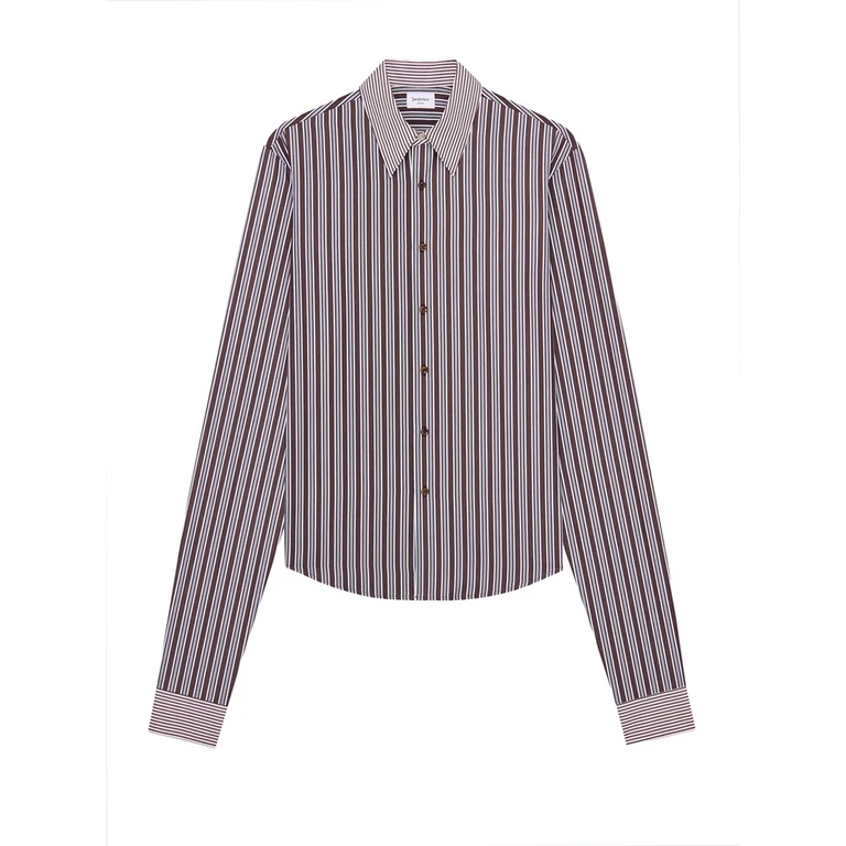 Winchester Shirt In Striped Cotton Poplin