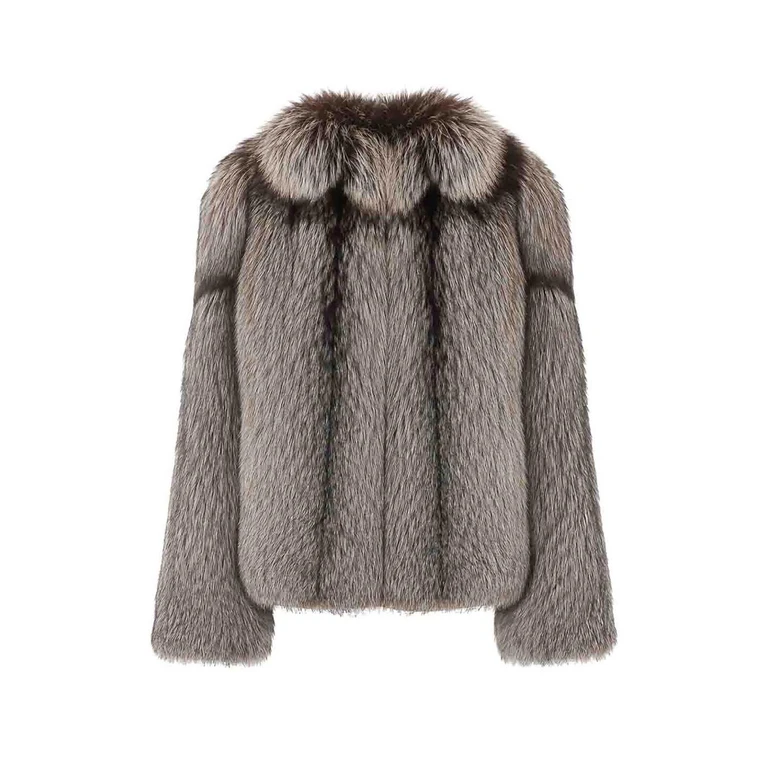 Yves Salomon Pull Col Rond - Gris (25WYV33060RDXXSILVE)