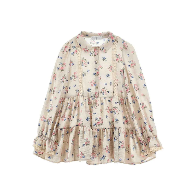Robe Au Genou - Crème (I1H90886700002)