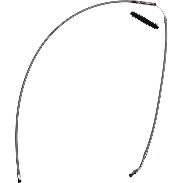 102-40-10004 - Barnett Stainless Steel Clutch Cable For Indian Chief 111 2014-2020 Standard - Silver