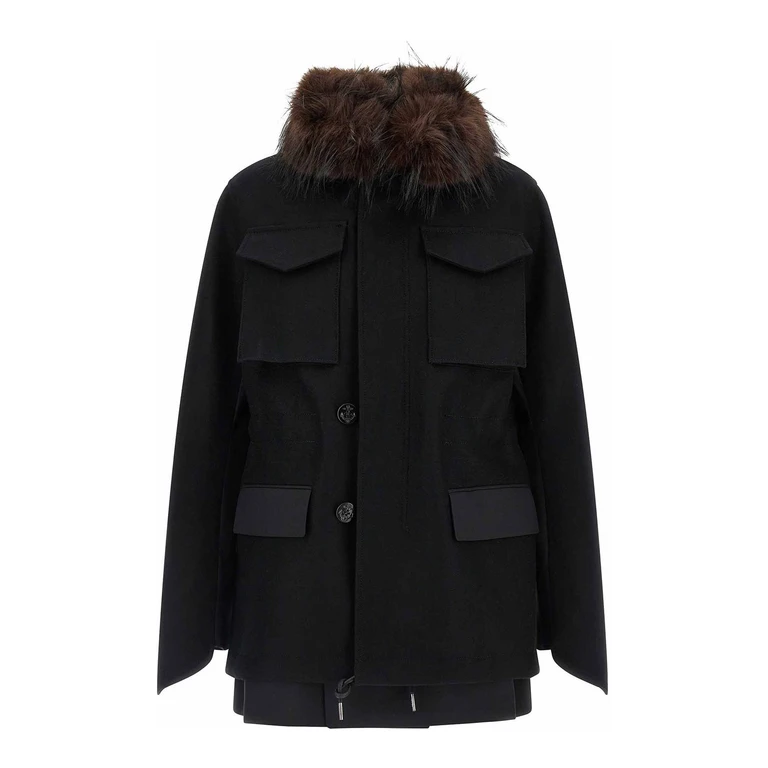 Manteau Au Genou - Noir (2608755001)