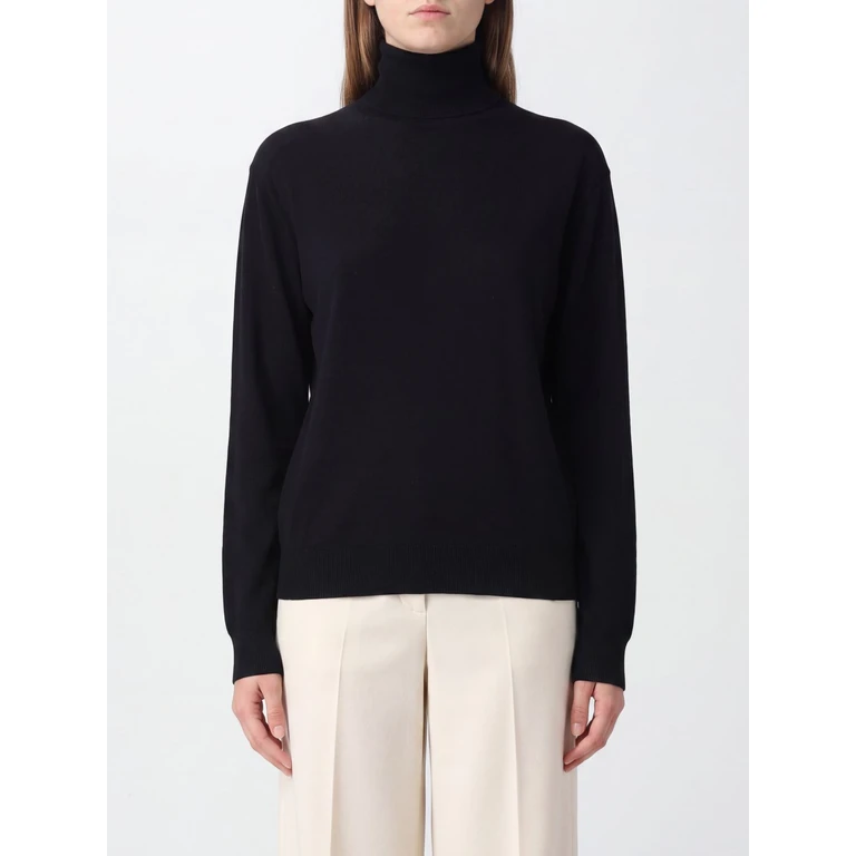 Virgin Wool Turtleneck Jumper with Dropped Shoulders (Y6WC56Y69)