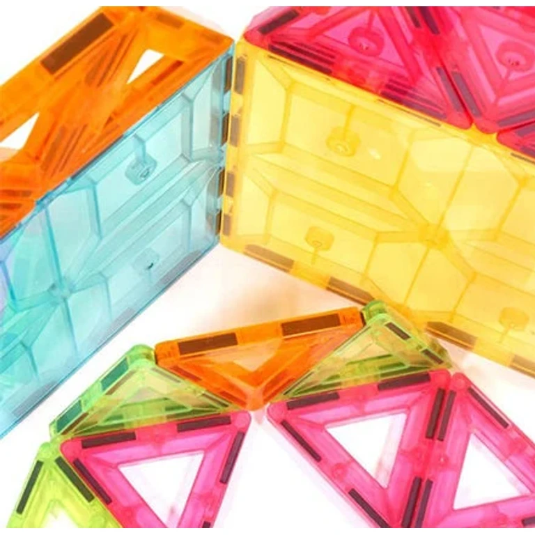 ST4 Magnetic Tiles 112 PCs 3D Building Blocks