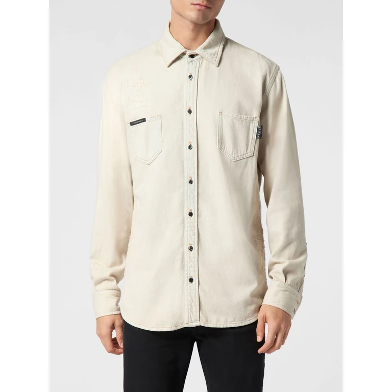 Shirt Men color Cream (SAECMDP0244PDE004N10NN)