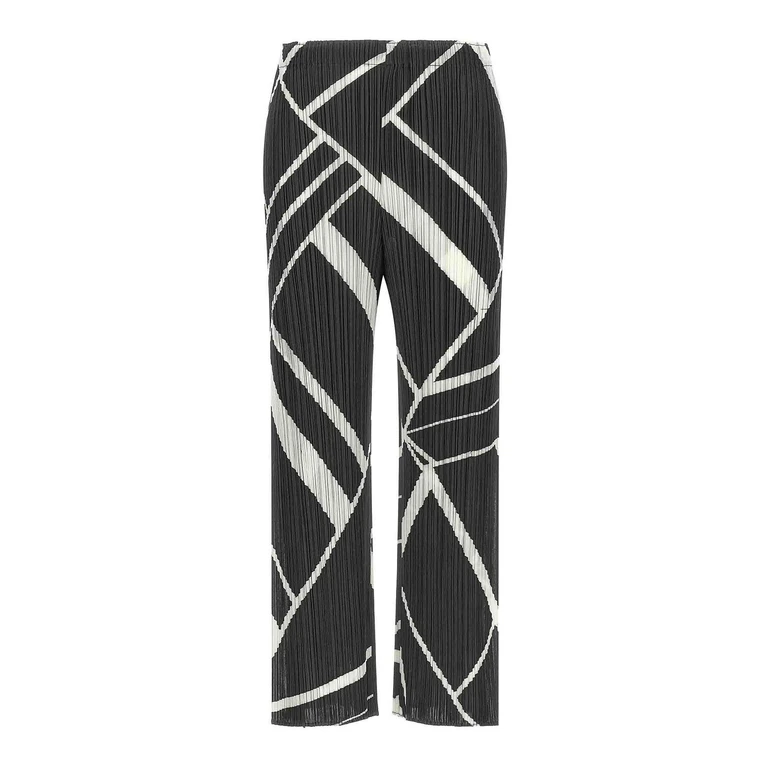 Pleats Please Issey Miyake Pantalon Couturier - Gris (PP68JF68417)