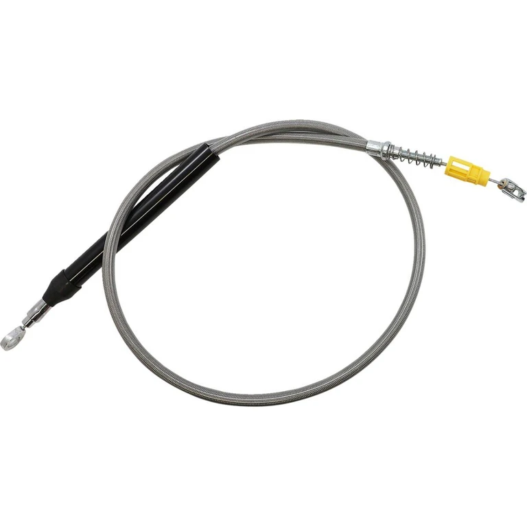 LA-8155C16 - LA Choppers Stainless Steel Braided Clutch Cable For Harley Davidson FLDE 1750 ABS 2018-2020 15" - 17" - Polished