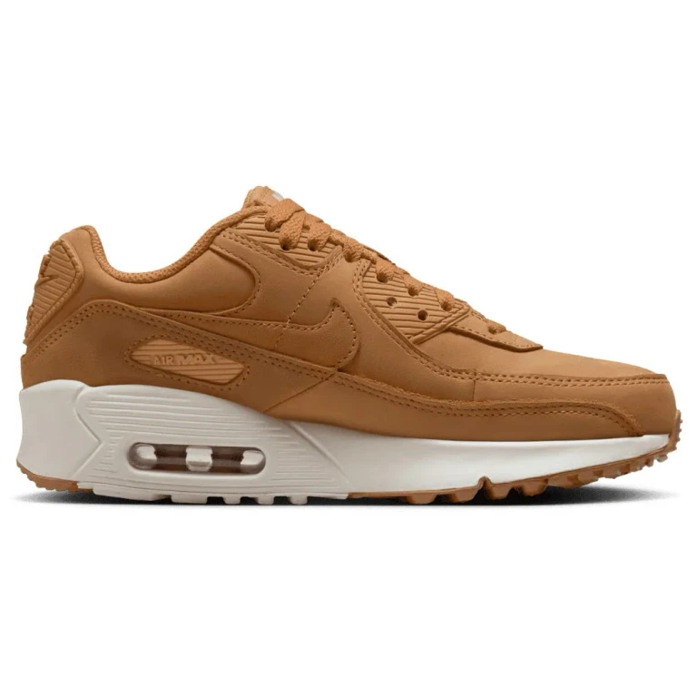 Grade School Air Max 90 - Flax/Sail