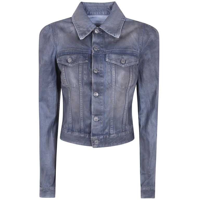 Jacket Puff Sleeves Trucker