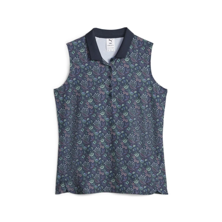 Women's x Liberty Sleeveless Golf Polo - Navy