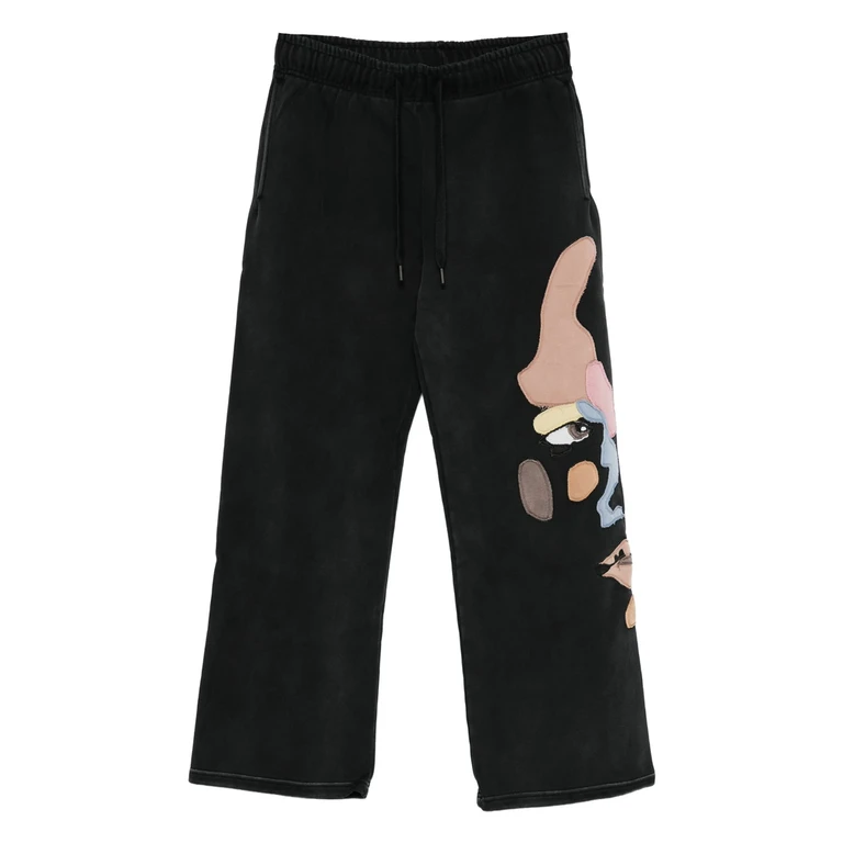 Motif-appliqué Trousers