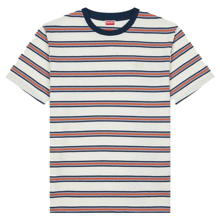 Coast Lines Stripe Cotton Linen T-Shirt
