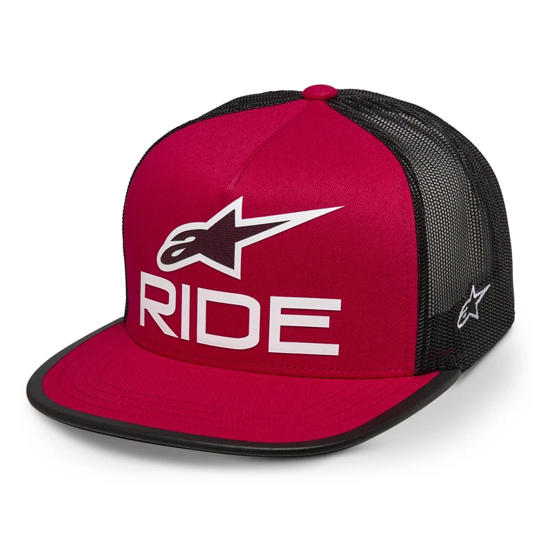 51419 - Alpinestars Ride 4.0 Trucker Hat Red Black White