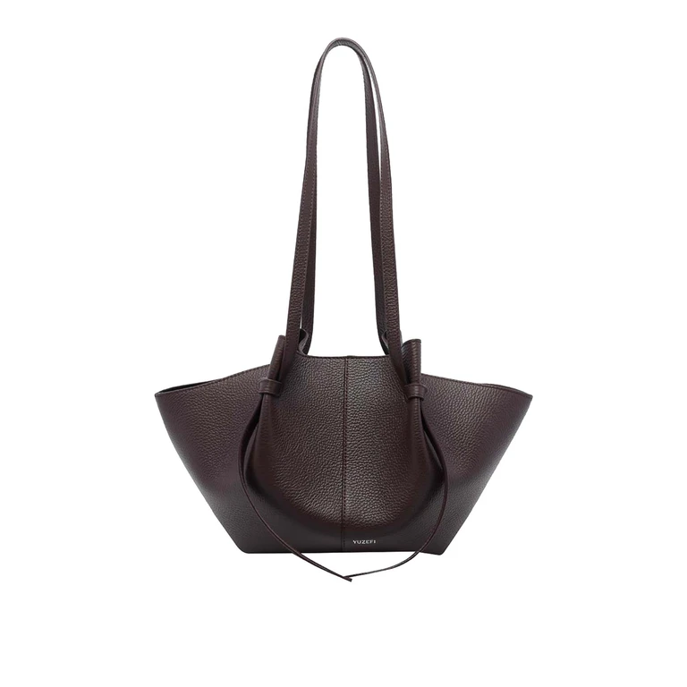Yuzefi Sac Porté Épaule - Marron (MOCHIPEBBLEGRAINLEATHERL078)