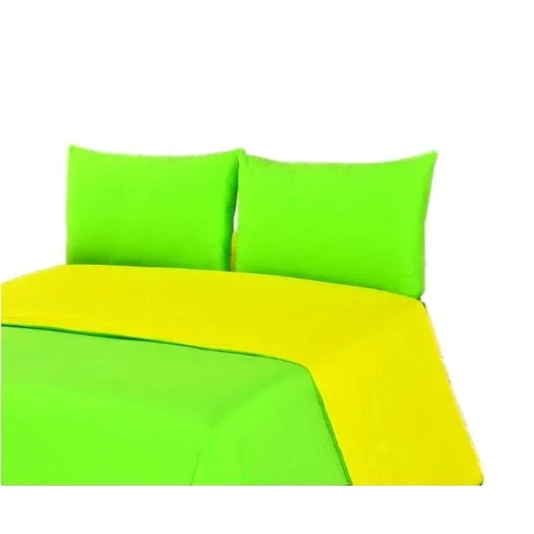 Tache Lemon Lime Bright Yellow & Green Reversible Duvet Cover Set (DC36PC-YG)