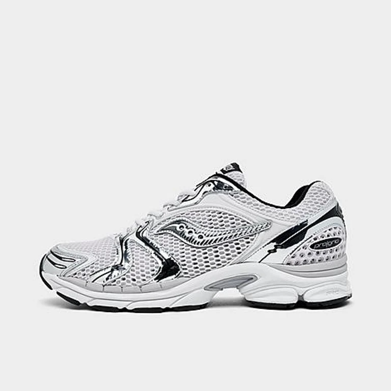 Saucony Men's ProGrid Triumph 4 Casual Shoes in Fog/Black Size: 7.5