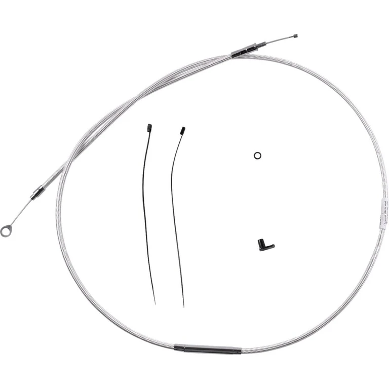 3223-62 - Magnum Shielding Redesigned Braided Sterling Chromite II Clutch Cable For Harley Davidson FLH 1868 ABS 2021 159 cm (62-11/16") - Chrome
