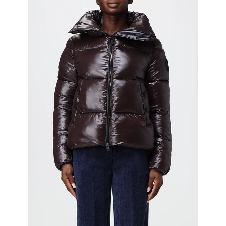 Short Polyester Puffer Jacket with High Neck and ThermoPlume Padding (D39370WLOVE40009)
