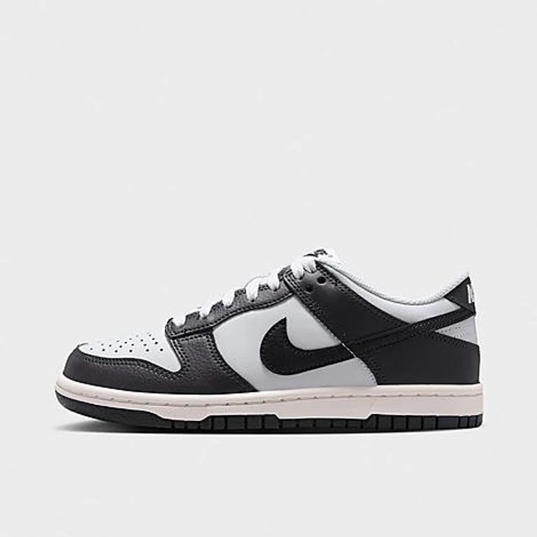 Big Kids Dunk Low Casual Shoes in Off Noir/Phantom/Sail Size: 3.5