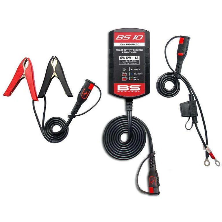 700570 - BS Battery BS10 6V/12V-1A Battery Charger With UK Plug